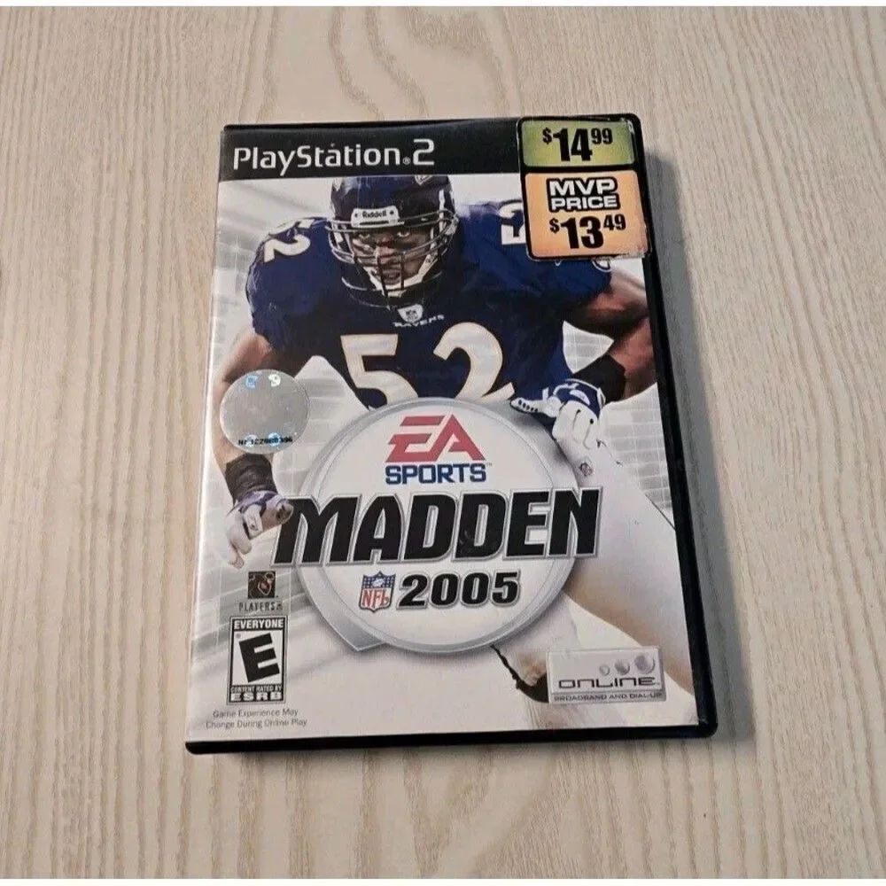 Madden NFL 2005 - Playstation 2 PS2 Game - With Manual